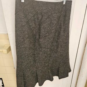 Ann Klein wool-blend skirt